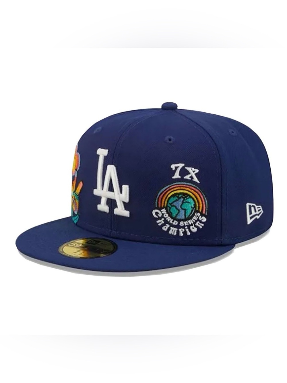 New Era - MLB Hat - Los Angeles Dodgers 70’s Groovy 59FIFTY Fitted Cap - Blue